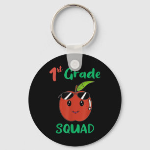First Grade Squad Back To School Gifts Keychain