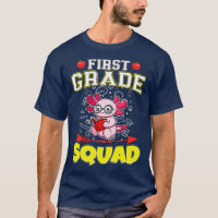 First Grade Squad Funny Elementary Primary School 