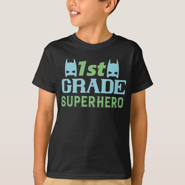 First grade Superhero T-Shirt (Front)