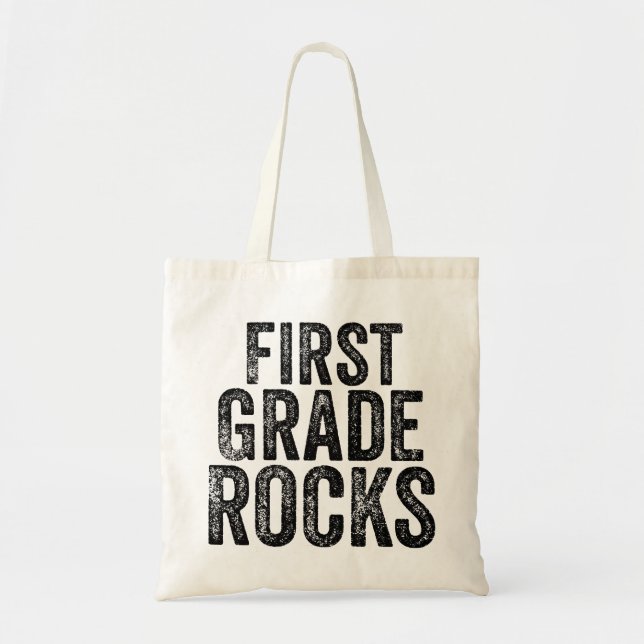 first grade tote bag (Front)