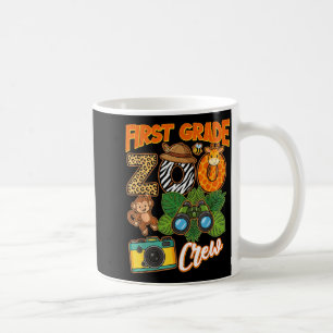 First Grade Zoo Field Trip Squad Matching Teacher Coffee Mug