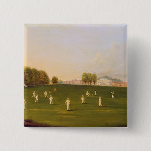 First Grand Match of cricket played by members of 2 Inch Square Button