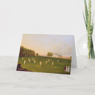 First Grand Match of cricket played by members of Card