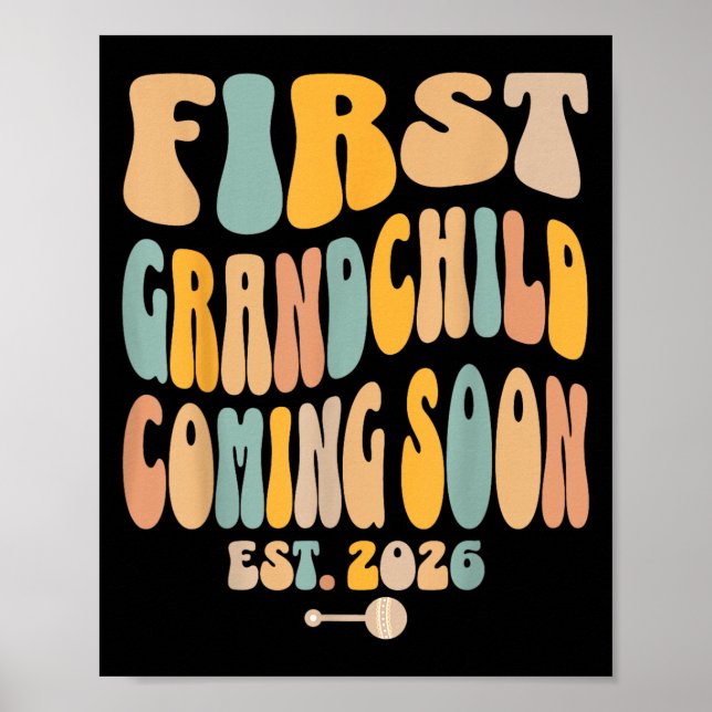 First Granhild Coming Soon 2026 Baby Announcement  Poster (Front)