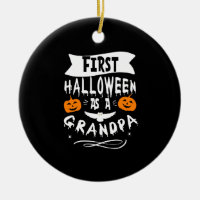 First Halloween As A Grandpa Funny Halloween Gift
