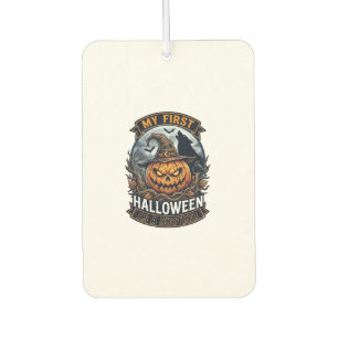 First Halloween As Brother Pumpkin Wolf Moon_1 Air Freshener