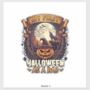 First Halloween As Dad Pumpkin Wolf Moon_1