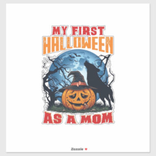 First Halloween As Mom Pumpkin Wolf Moon_1