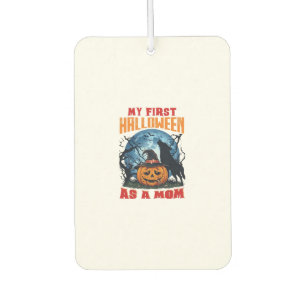 First Halloween As Mom Pumpkin Wolf Moon_1 Air Freshener