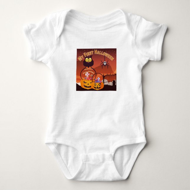 First Halloween  Baby Bodysuit (Front)