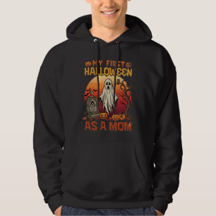First Halloween Mom Ghost Tombstone Pumpkin_1 Hoodie