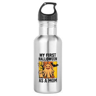 First Halloween Mom Shirt Vintage Ghost Design_1 532 Ml Water Bottle