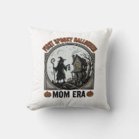 First Halloween Mom Vintage Engraving Haunted Witc