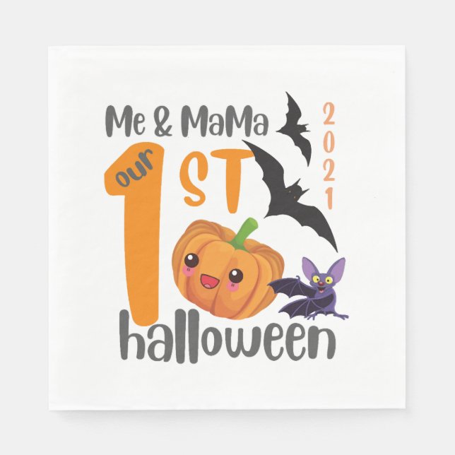 First Halloween Napkin (Front)