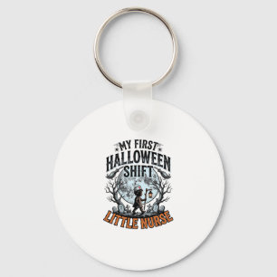 First Halloween Nurse Spooky Moon Infant Costume D Keychain