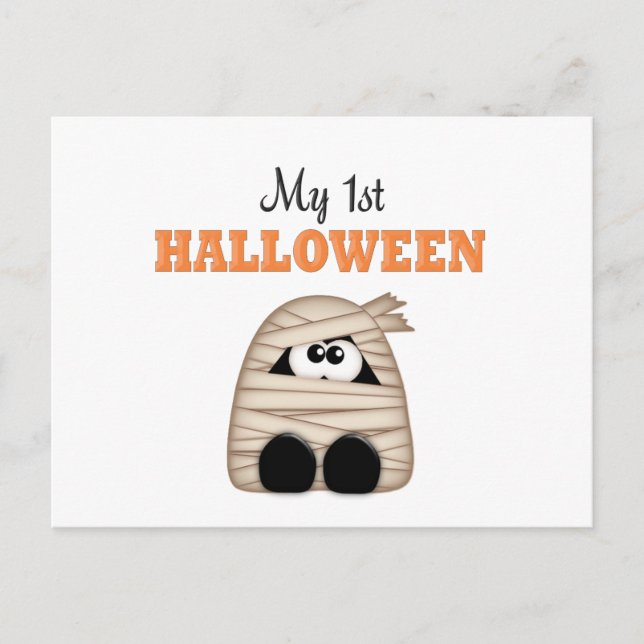 First  Halloween Postcard (Front)