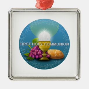 First Holy Communion - 1 Metal Ornament