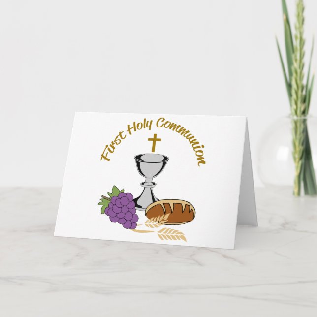 First Holy Communion Card (Front)