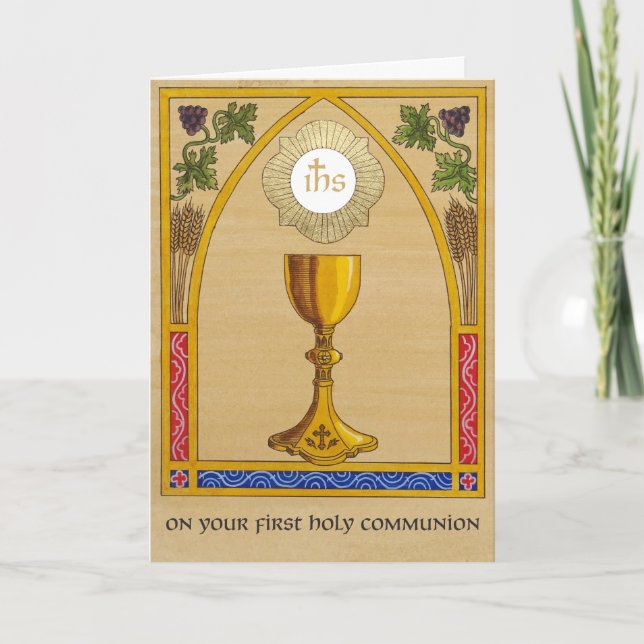 First Holy Communion Card (Front)