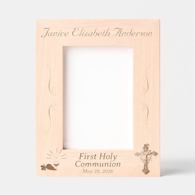 First Holy Communion Engraved Frames (Front)