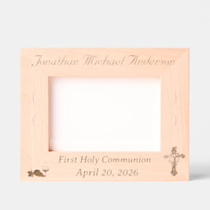First Holy Communion Etched Frames