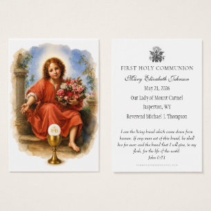 First Holy Communion Eucharistic remembrance