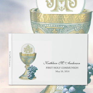 First Holy Communion Holy Eucharist Guest Book