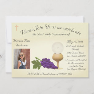 First Holy Communion  Invitation