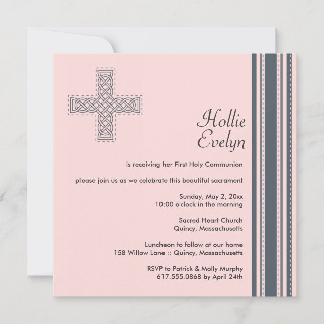 First Holy Communion Invitation (Front)