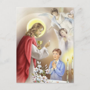 First Holy Communion Invitation for boys