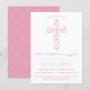 First Holy Communion Invitation - Girl Invite