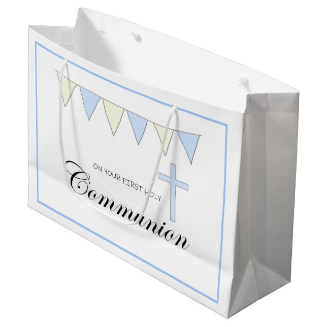 First Holy Communion Large Gift Bag (Front Angled)