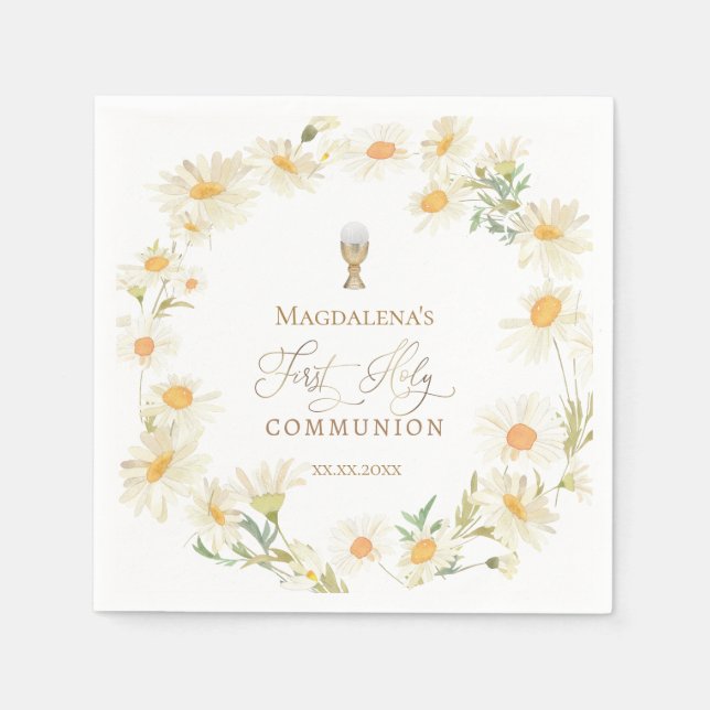 First Holy Communion  Napkin (Front)