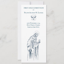 First Holy Communion souvenir and prayer card