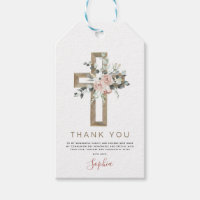 First Holy Communion Thank You Dusty Pink Rose