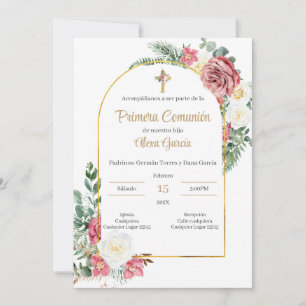 First Holy Comunnion Invitation