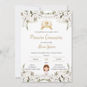 First Holy Comunnion Invitation