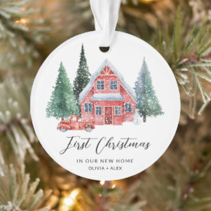 First Home Personalized Ornament New Home Gift