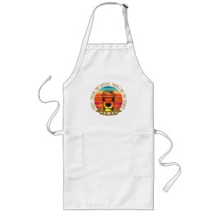 first i drink the coffee then i do the things long apron