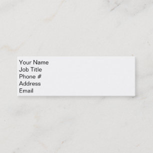 First Impression Mini Business Card