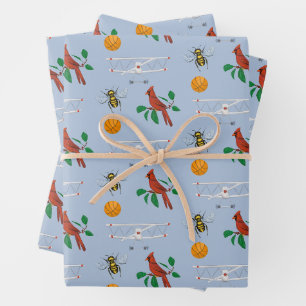 First in Flight North Carolina States of Mine  Wrapping Paper Sheet