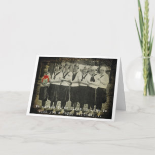 First In Line To Say Happy Birthday! Card