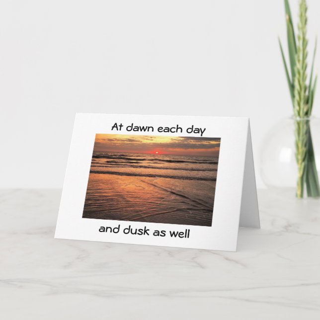 FIRST IN MY MIND AND IN MY HEART-MISSING "YOU" CARD (Front)