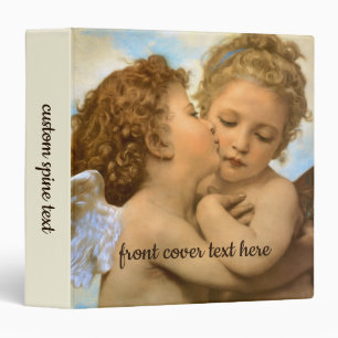 First Kiss (angel detail) by Bouguereau Binder