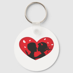 First Kiss Keychain