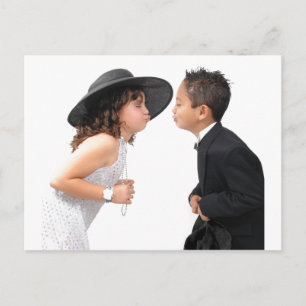 First Kiss Postcard