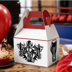 First Knockout Boxing Birthday Party Favor Box