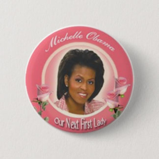 First Lady 2 Inch Round Button