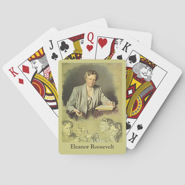 First Lady Anna Eleanor Roosevelt Playing Cards (Back)