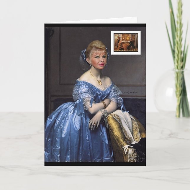 First Lady Anniversary Customizable Greeting Card (Front)